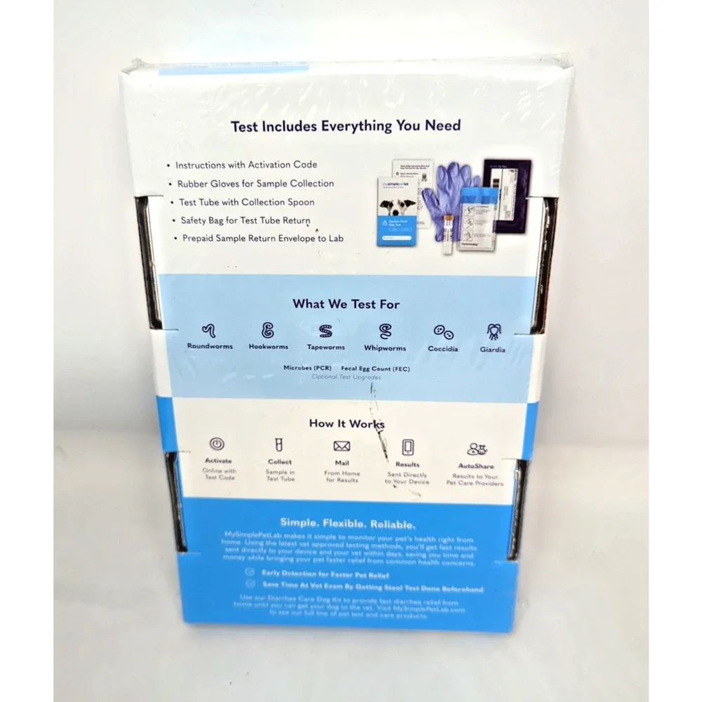 My Simple Pet Lab Routine Stool Dog Test-Diarrhea /Tummy Troubles sealed new